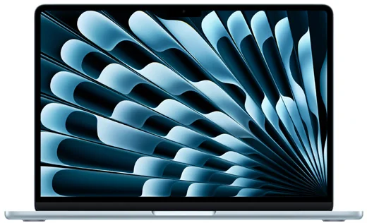 MacBook Air with M5 in Sky Blue