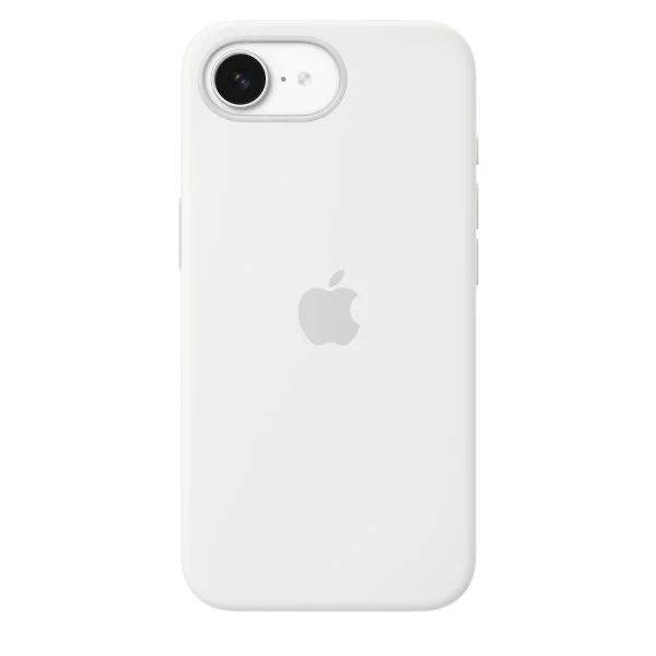 iPhone 16e Silicone Case – White