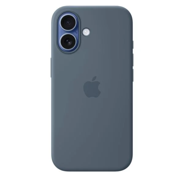 iPhone 17 Silicone Case with MagSafe - Anchor Blue