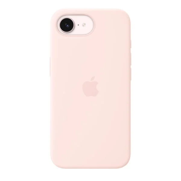 iPhone 17e Silicone Case with MagSafe – Soft Pink
