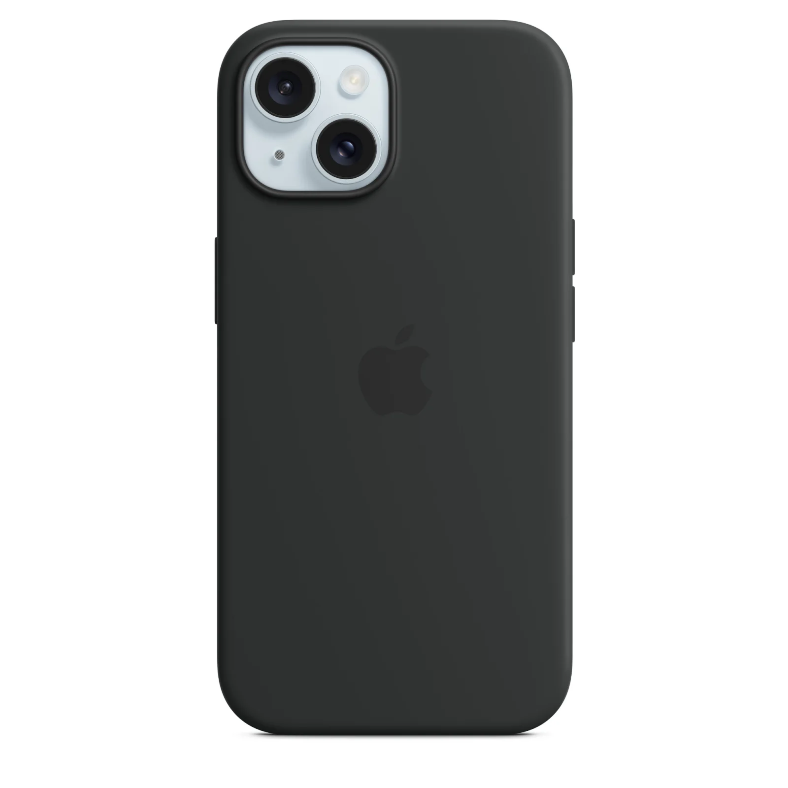 iPhone 15 Silicone Case with MagSafe – Black