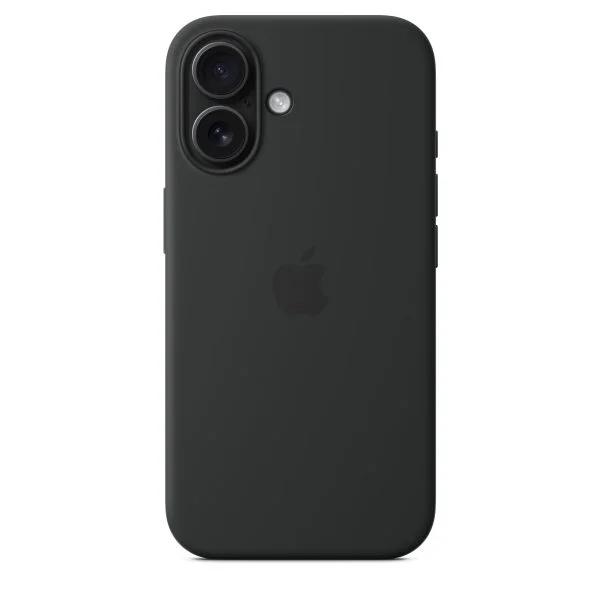iPhone 16 Silicone Case with MagSafe – Black
