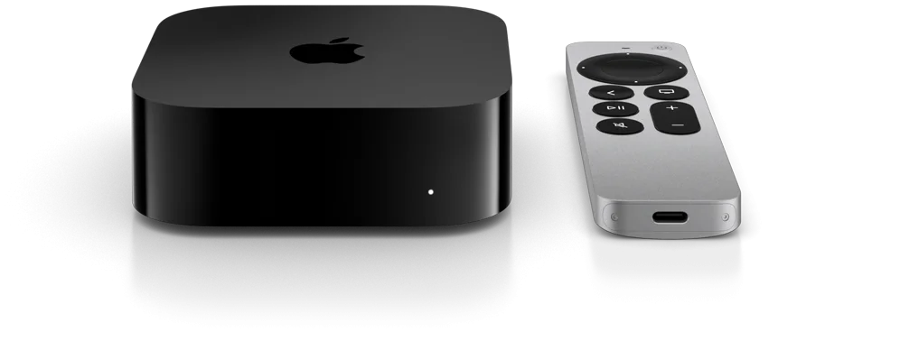 apple tv 4k product photograph