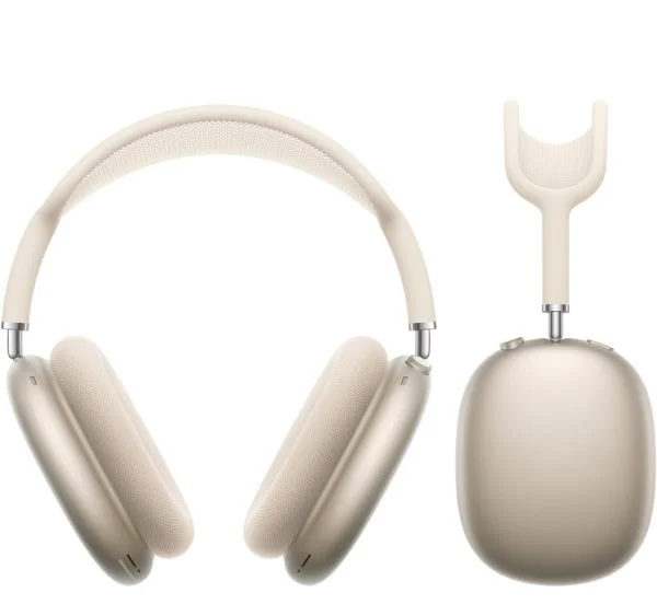 colour airpods max 2 starlight product photograph