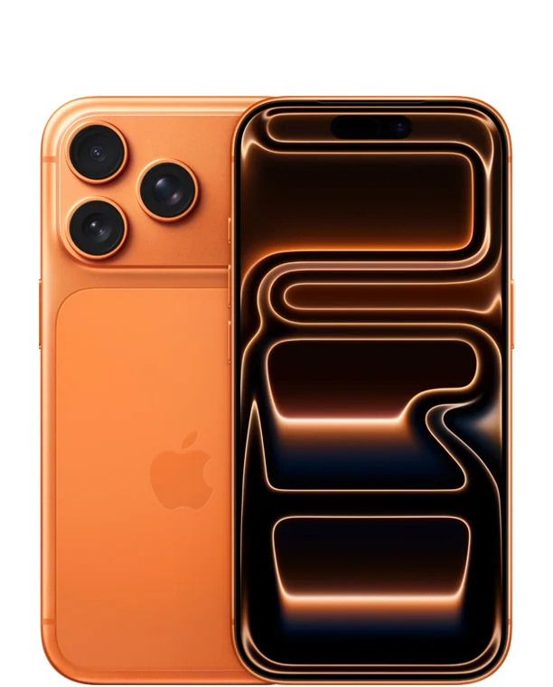 colour iphone17 pro cosmic orange product photograph