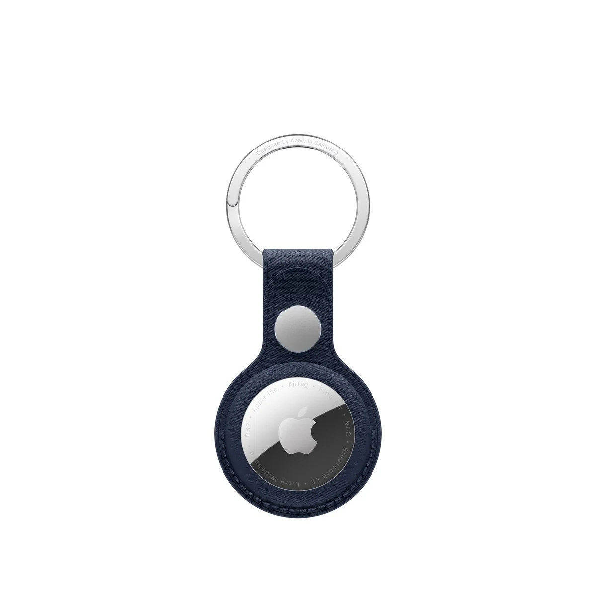 AIRTAG FINEWOVEN KEY RING - DEEP BLUE
