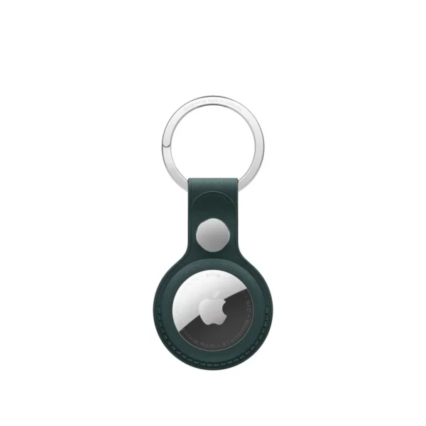 AIRTAG FINEWOVEN KEY RING - DARK GREEN