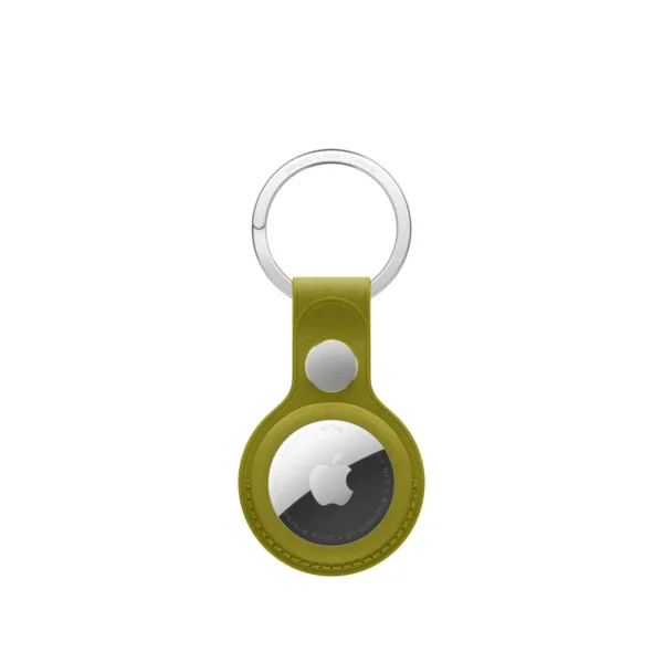 AIRTAG FINEWOVEN KEY RING - CHARTREUSE