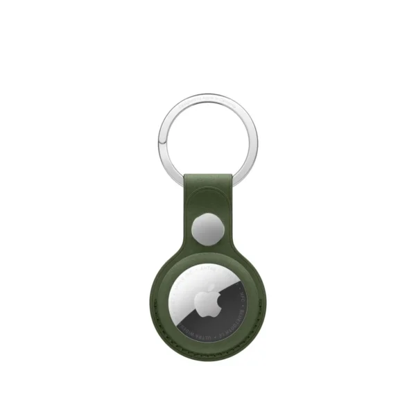 AIRTAG FINEWOVEN KEY RING - MOSS