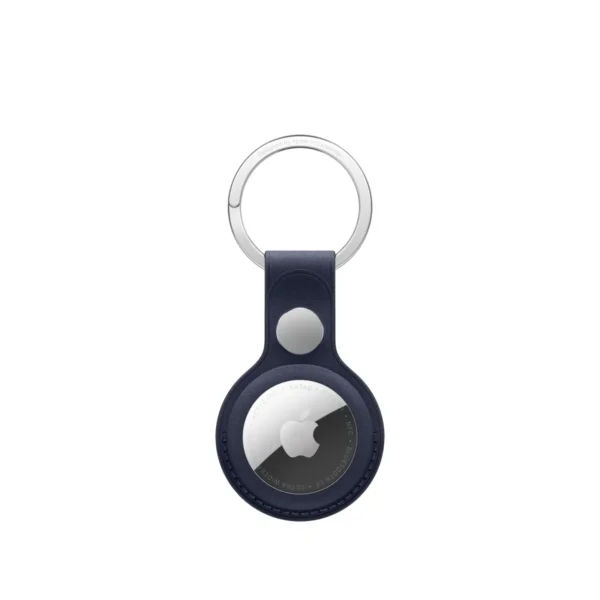 AIRTAG FINEWOVEN KEY RING - NAVY