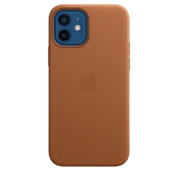 IPHONE 12 | 12 PRO LEATHER CASE WITH MAGSAFE - SADDLE BROWN