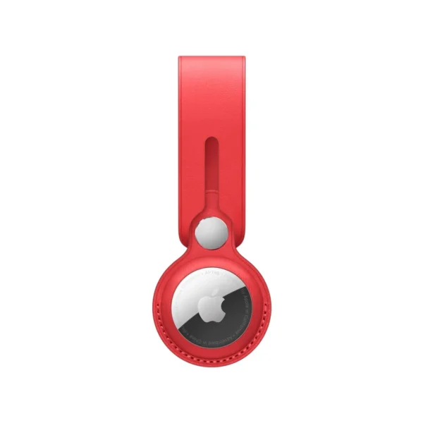 AIRTAG LEATHER LOOP - (PRODUCT)RED