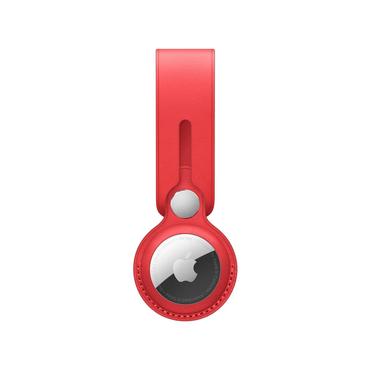 AIRTAG LEATHER LOOP - (PRODUCT)RED