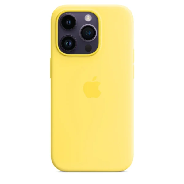 IPHONE 14 PRO SILICONE CASE WITH MAGSAFE - CANARY YELLOW